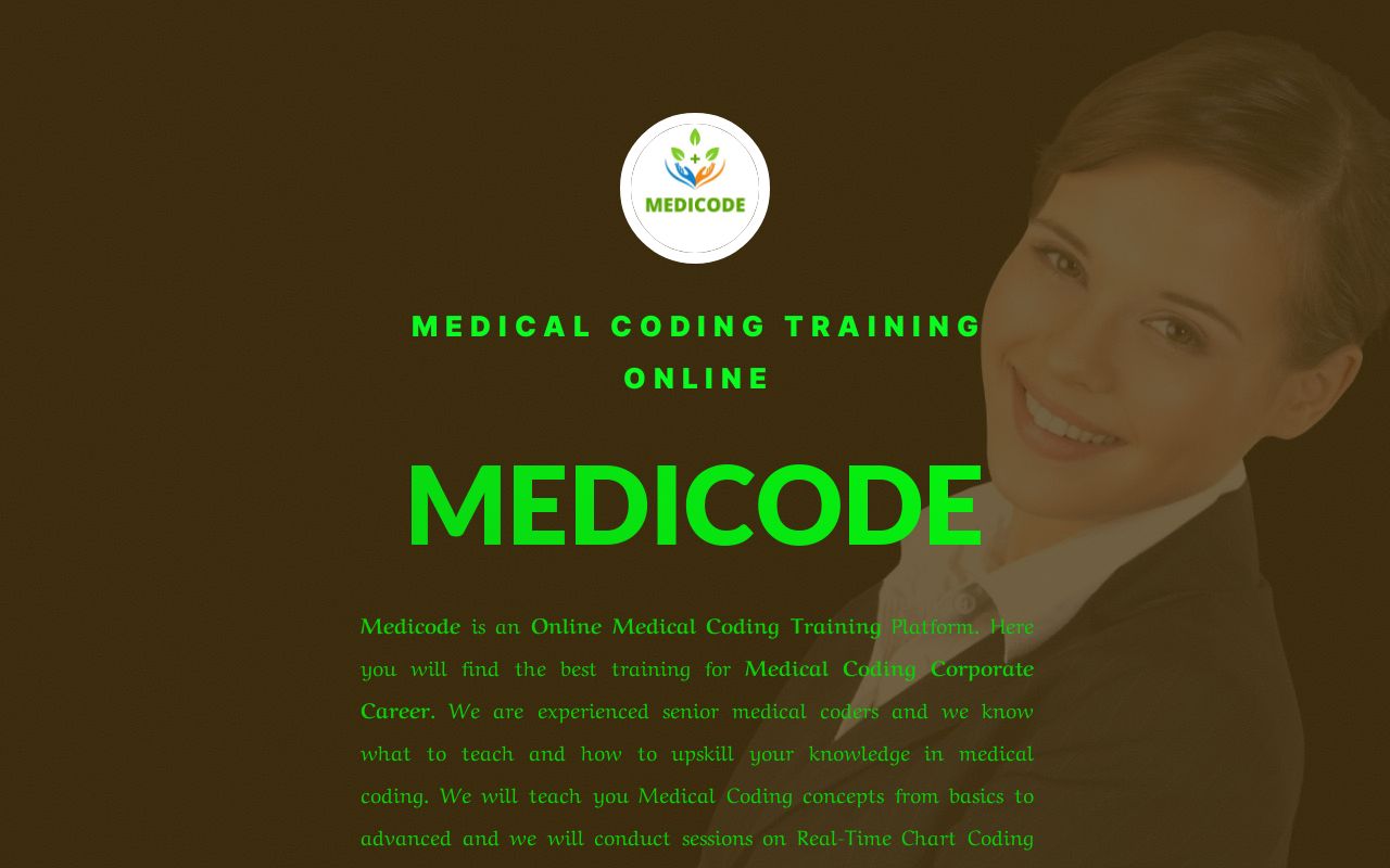 MEDICAL CODING TRAINING ONLINE